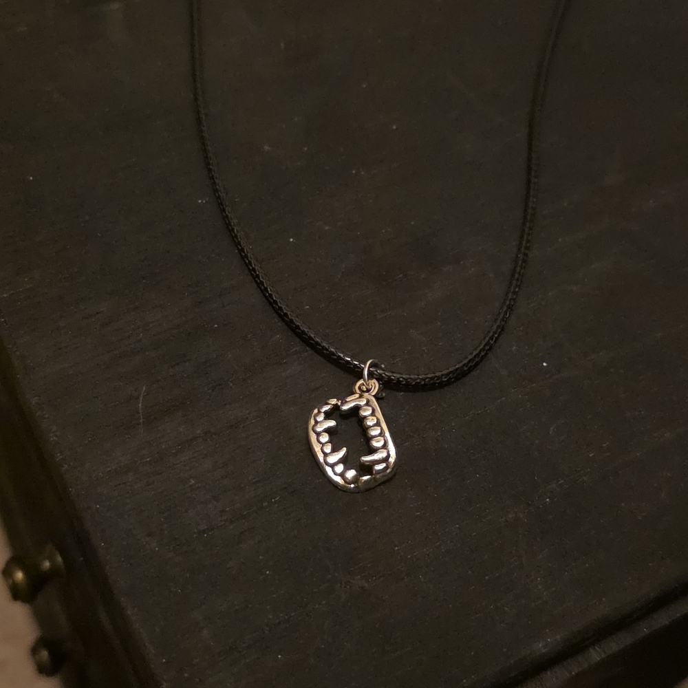 Vampire Teeth Necklace
